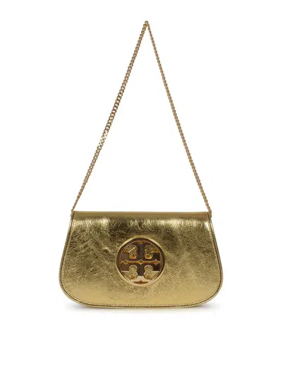 Tory Burch Logo Plaque Chain In Gold