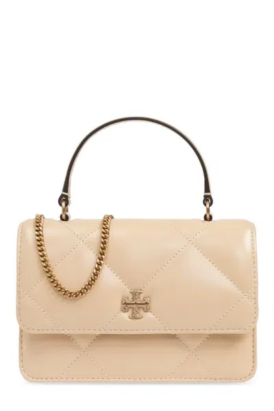 Tory Burch Kira Mini Tote Bag In Beige
