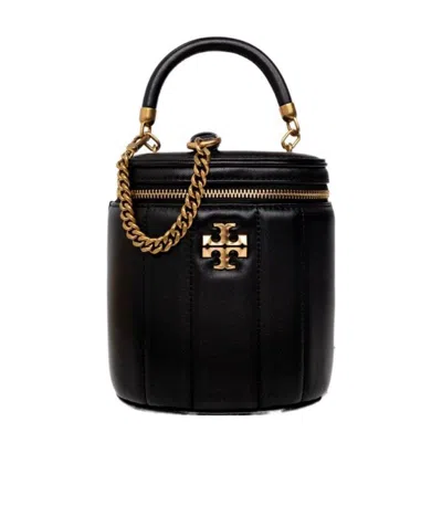 Tory Burch Kira Vanity Case Bucket Bag In Black