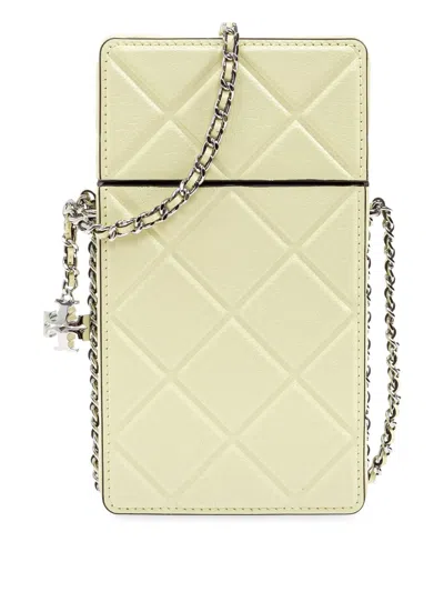 Tory Burch Logo-plaque Phone Bag In 黄色