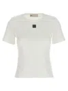 Tory Burch Cotton Crew Neck T-shirt With Short Sleeves