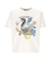 Tory Burch Graphic Printed Crewneck T-shirt In White