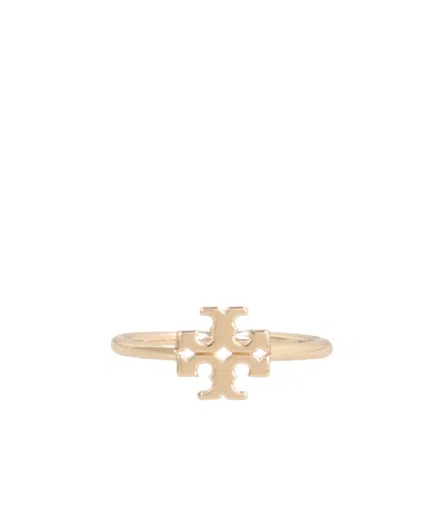 Tory Burch Logo Ring In Yellow