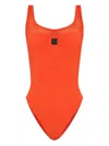 Tory Burch Double T Patch One-piece Swimsuit