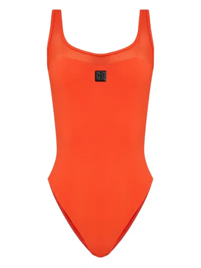 Tory Burch Logo Swimsuit