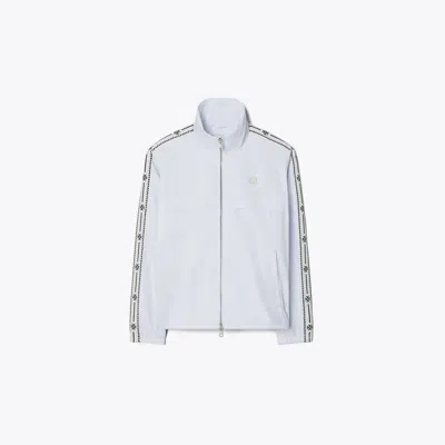 Tory Burch Logo Tape Jacket In White