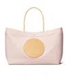 Tory Burch Ella Twist Reversible Tote Rose Mist In Pink