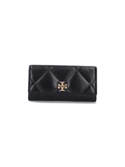 Tory Burch Logo Wallet In Black