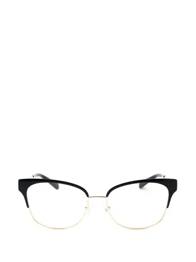 Tory Burch Logo-detail Glasses In Black