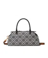 Tory Burch Logo-pattern Mini Bag In Neutral