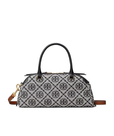 Tory Burch Logo-pattern Mini Bag In Neutral