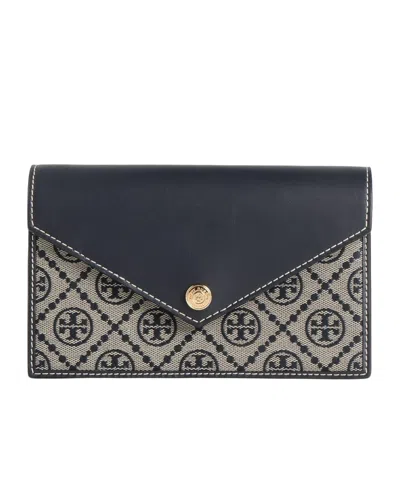 Tory Burch Logo-print Handbag In Black
