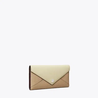 Tory Burch Long Colorblock Envelope Wallet