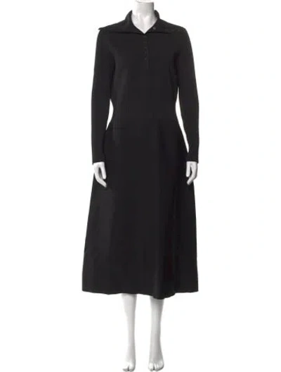 Pre-owned Tory Burch Long Dress In Black