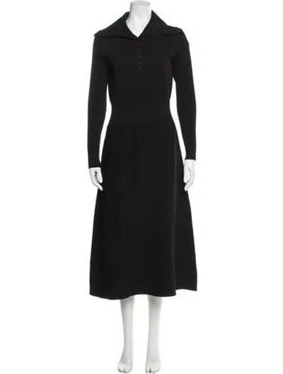 Pre-owned Tory Burch Long Dress In Blue