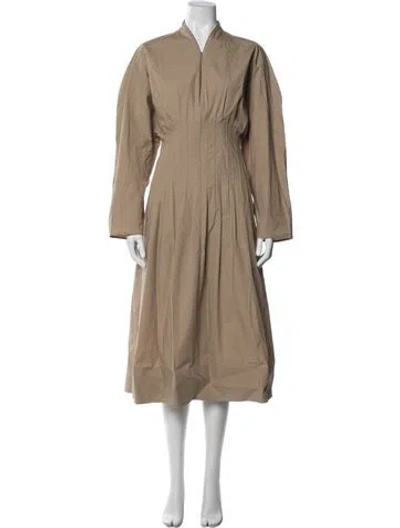 Pre-owned Tory Burch Long Dress In Neutrals
