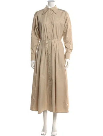 Pre-owned Tory Burch Long Dress In Neutrals
