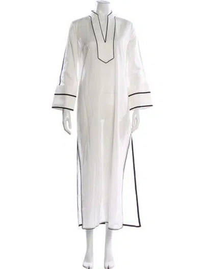 Pre-owned Tory Burch Long Dress W/ Tags In White