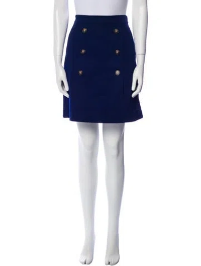 Pre-owned Tory Burch Long Skirt In Blue