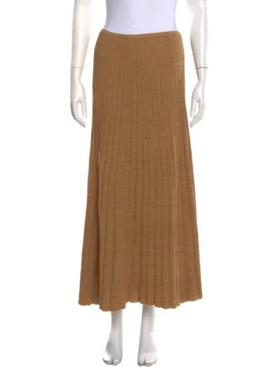 Pre-owned Tory Burch Long Skirt In Neutral
