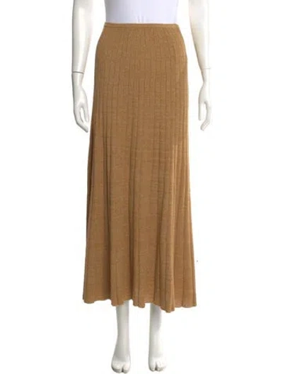 Pre-owned Tory Burch Long Skirt In Neutral
