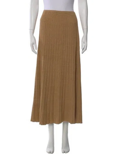 Pre-owned Tory Burch Long Skirt W/ Tags In Neutral