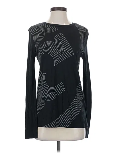 Pre-owned Tory Burch Long Sleeve T-shirt In Black