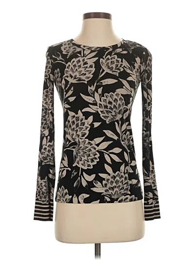 Pre-owned Tory Burch Long Sleeve T-shirt In Black