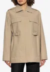 Tory Burch Long-sleeved Belted Jacket