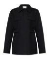 Tory Burch Long-sleeved Casual Jacket In Black