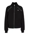 Tory Burch Chevron-patch Jacket In Black