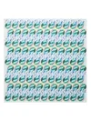 Tory Burch Lucky Duck-print Neckerchief In White
