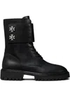 Tory Burch Lug Double-t Boots In Animal Print