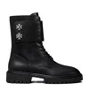 Tory Burch Stylish Lace-up Ankle Strap Booties In Black