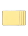 Tory Burch Man Document Holder Pastel Yellow Size - Leather
