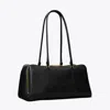 Tory Burch Marshmallow Satchel In Black
