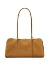 Tory Burch Marshmallow Suede Shoulder Bag In Brown