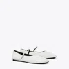 Tory Burch Mary-jane-ballerinas Aus Leder In Cloud