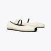 Tory Burch Mary Jane Ballet In New Ivory/perfect Black