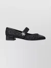 Tory Burch Mary Jane Ballet Shoes With Block Heel In Black