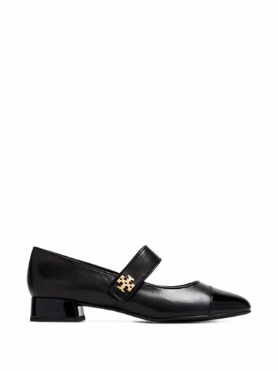 Tory Burch Mary Jane Cap-toe Heeled Pumps In Animal Print