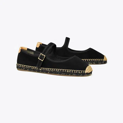 Tory Burch Mary Jane Espadrille In Perfect Black/perfect Black/natural