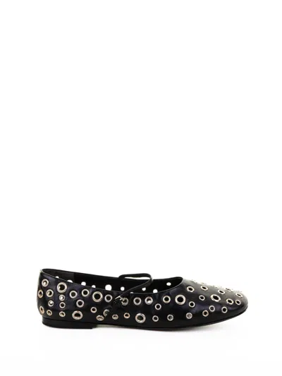 Tory Burch Mary Jane Flats With Eyelets