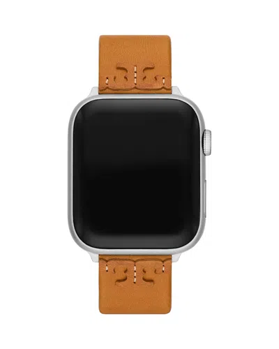 Tory Burch Mcgraw Band For Apple Watch In Brown