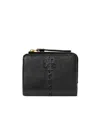 Tory Burch Mcgraw Bi-fold Wallet In Black