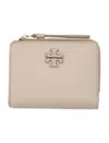 Tory Burch Mcgraw Bi-fold Wallet In Fresh Clay