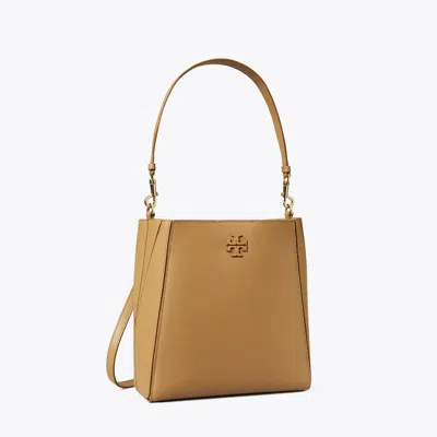 Tory Burch Mcgraw Bucket Bag In Brown