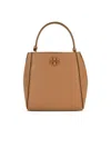 Tory Burch Small Mcgraw Bucket Bag In Beige