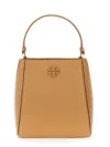 Tory Burch "mcgraw" Bucket Bag In Neutral