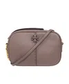 Tory Burch Mcgraw Camera Shoulder Bag In Gray
